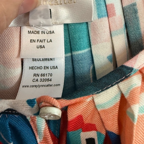 Corey Lynn Calter Free People Lola top Capri Print Small NWT - Picture 10 of 10